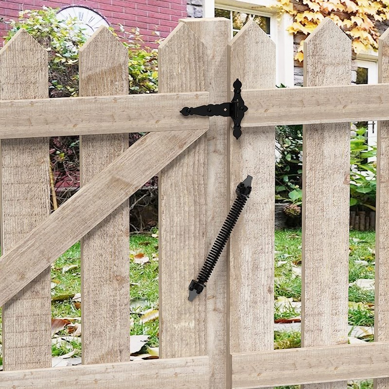 skysen 14" Fence gate Spring self Closing and Adjustable for