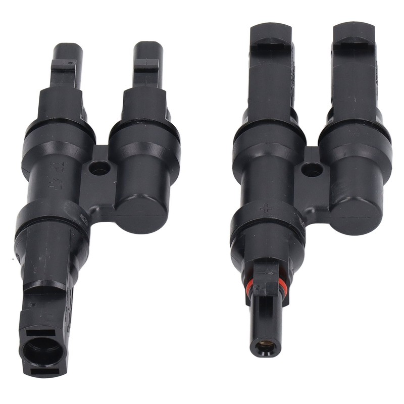 1 Pair Solar Branch Connector Panel Parallel Connection Cable Splitter