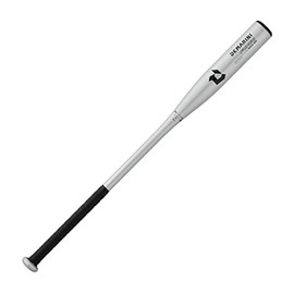 DeMARINI WBD24260108663 Baseball Bat, Firm, Soft, Softball Training, Fango, Silver, 33.9 inches (86 cm), 23.8 oz (630 g) Average