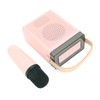 Karaoke Machine Set with RGB Light Rechargeable Bluetooth Speaker with