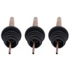 10Pcs Liquor Pourer Stainless Steel Wine Pourer Stopper Bar Tool
