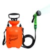 JIESIHAO Portable Shower Orange 3L with 7 Spray Modes, Hand