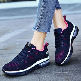 YASOWIN Zapatos Deportivos para Calzado Mujer Comodos para Caminar Zapatos Tenis cómodos y Transpirables para amortiguación de Running Walking Ligeros