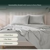 CLOUDSCAPE LINEN 100% Egyptian Cotton Sheets Full Size, 4 Pieces