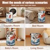 White Crane Laundry Baskets,Red Sun Japanese Wave Laundry Hamper,Storage Basket