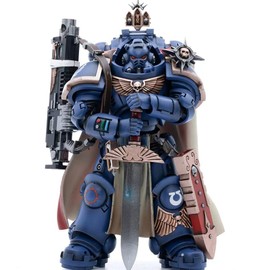 JOYTOY Warhammer 40k 1/18 Action Figure Ultramarines Captain with Master Crafted Heavy Bolt Rifle Collection Model 5 inch