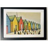 Greetingles Lowry-Style Framed Print. Beautiful Black Ash Frame (Lowry, LS