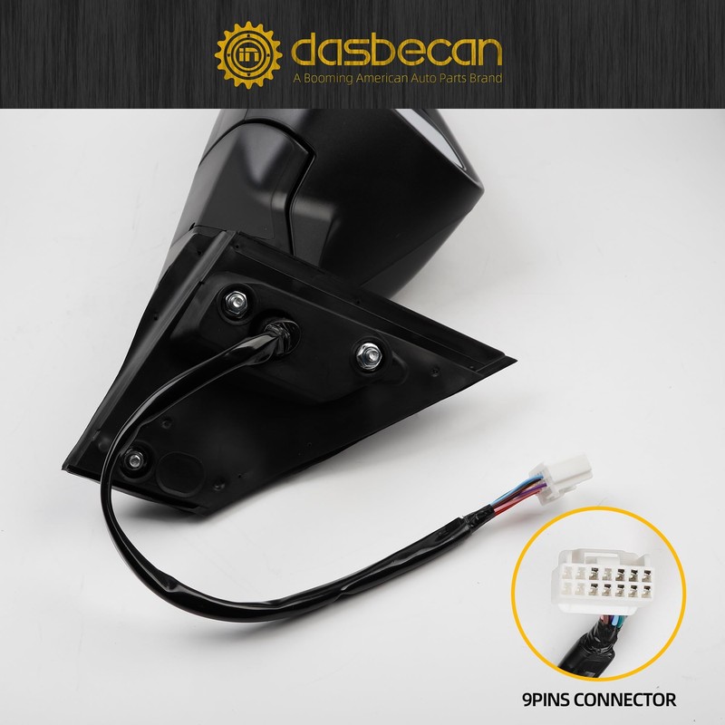 Dasbecan Left Driver Side Mirror Compatible with Honda CRV 2017-2022