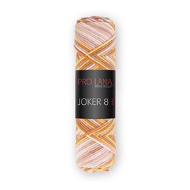 Topflappengarn 50 g Joker 8 Colour – Colour: 540 – Orange/Salmon Mix