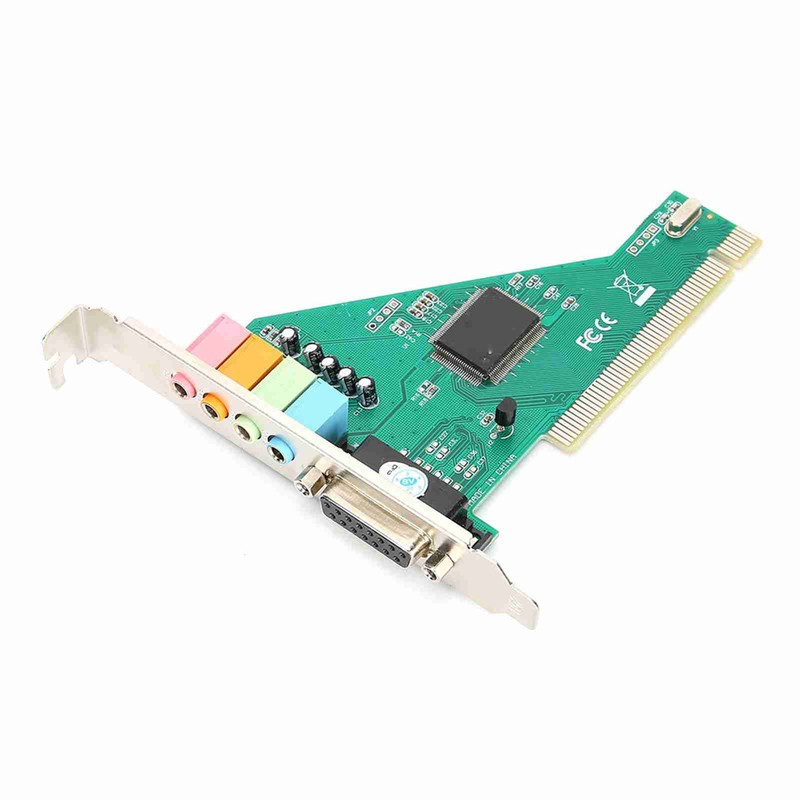 PCI Sound Card Channel 4.1 for Computer Desktop Internal Audio