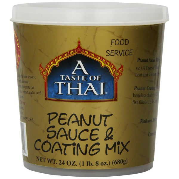 A Taste of Thai Peanut Sauce Mix, 24-Ounce Tubs (Pack of 3)