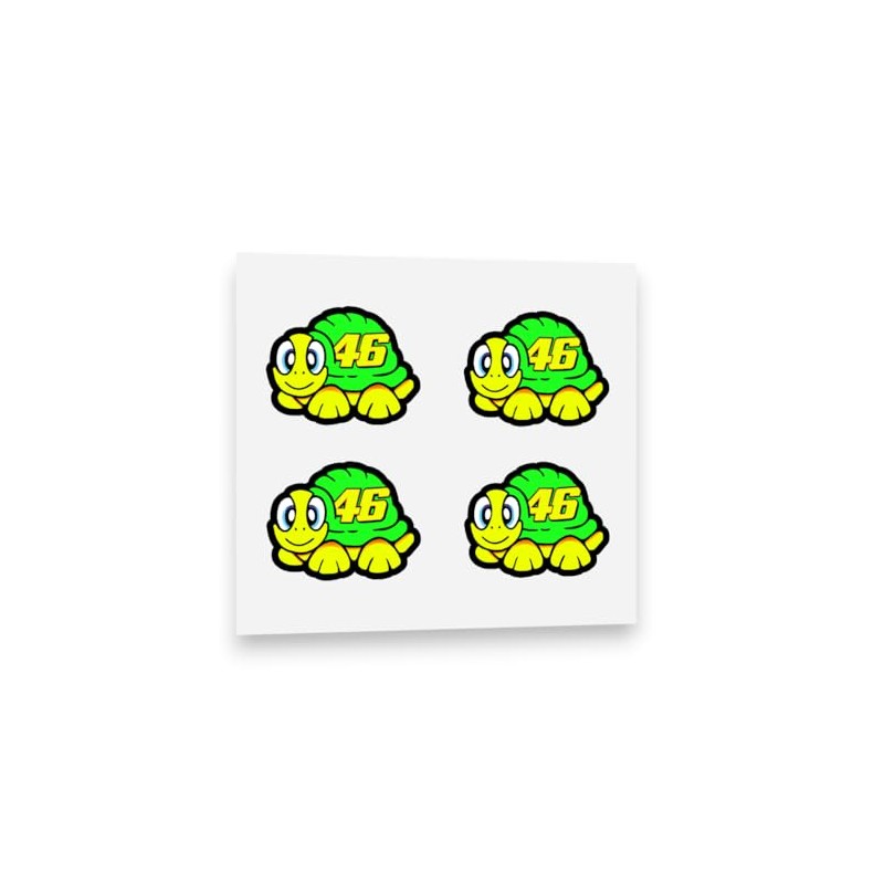 Valentino Rossi Sticker Turtle 2012 Vinyl Decal 2.5cm 1" x