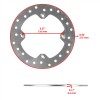 Caltric Front/Rear Brake Disc & Caliper Kit for CanAm Outlander
