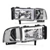 DOTCOM LED Headlights, Compatible with 1994-2001 Dodge Ram 1500/1994-2002 Ram