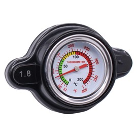MOTOKU High Pressure Radiator Cap with Temp Gauge 1.8 Bar for Suzuki DRZ400 DRZ400SM RM125 RM250 RM85 RMX250 RMZ 250 450 King Quad 750 LTZ 400 QuadRunner 500 LT250R