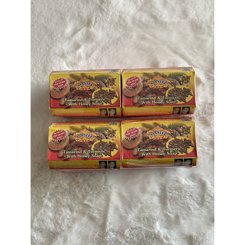 Asantee 1xAsante Tamarind &Turmeric Herbal Brightening Soap 250g Ship From