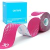 OKTAPE Prime Kinesiology Tape, Kinesiology Tape, Taping, Synthetic Fiber, Stretchy,