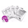 50 Pares Parches Hidrogel Para Extension Lifting D Pestañas Blanco