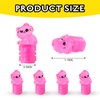 Rislobx 4 Pack Glow in The Dark Tire Valve Caps,