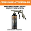 LAUCO Rintek Aplicator Bedliner Spray Gun with Air Regulator Attached