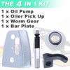 Adefol Oil Pump Piston Oiler Pickup Worm Gear Kit for
