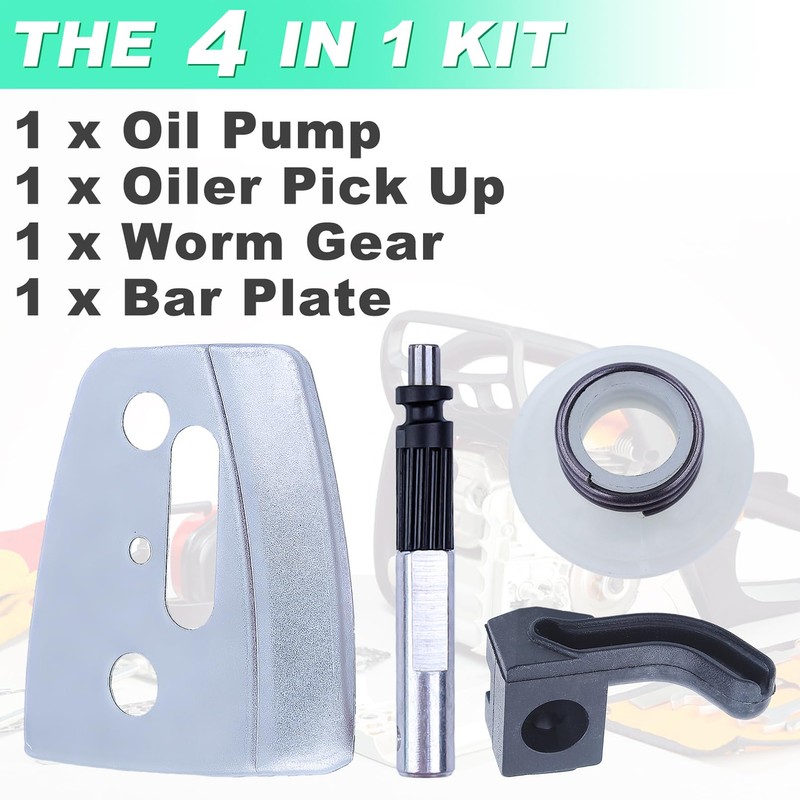 Adefol Oil Pump Piston Oiler Pickup Worm Gear Kit for