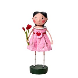 Lori Mitchell Collecting Hearts Valentines Day 6 Figurine