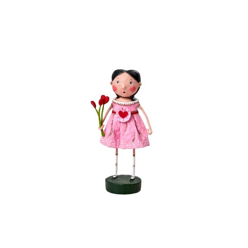 Lori Mitchell Collecting Hearts Valentines Day 6 Figurine