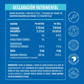 Birdman Citrato De Magnesio 400 Mg 80 Porciones 240 Cápsulas                                                                                          
