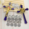 Aswitnove 22 Pcs St Benedict Crucifix Accessory Set, 2 Pcs