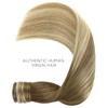 WENNALIFE Ponytail Extension, 45 cm, 80 g, Ombre Walnut Brown