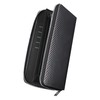 Modiko Men's Long Wallet, Large Capacity, Carbon Leather, YKK Leather,