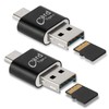 [2 Pack] Micro SD Card Reader for Android Phone,Micro SD