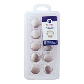 Hickory Hardware VP14004-SN Project Pack 1-1/8-Inch Conquest Cabinet Knob, Satin Nickel
