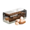 Egg Dispenser for Refrigerator Roll Down - Clear Egg Tray,