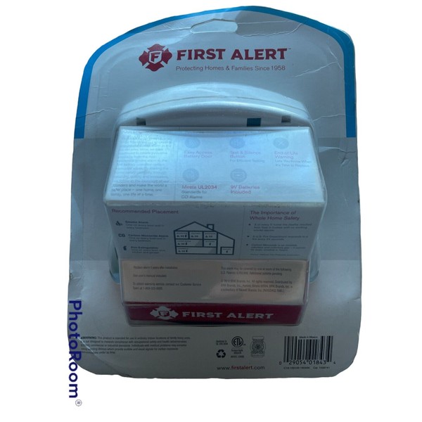 FIRST ALERT Carbon Monoxide Alarm 2 Pack Model CO400