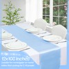 VACVELT 2 Pack Satin Table Runners - 12 x 108