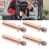 4pcs 3D Printer All Metal Heatbreak Professional Copper Alloy Extruder