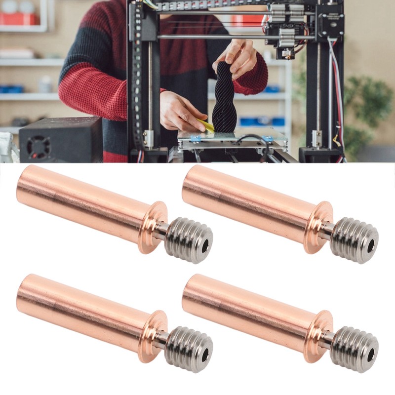 4pcs 3D Printer All Metal Heatbreak Professional Copper Alloy Extruder