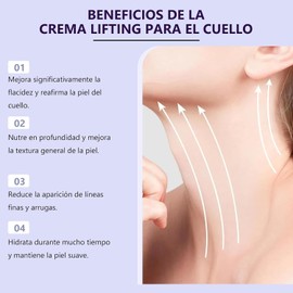 Crema para Cuello Reafirmante: Crema para Reducir los Pliegues del Cuello (50ML)