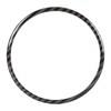 Steering Wheel Emblem Ring Carbon Fiber Look Simple Cool Replacement