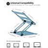 urmust Laptop Notebook Stand Holder, Ergonomic Adjustable Ultrabook Stand Riser