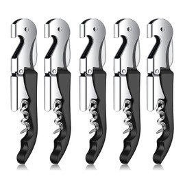 Wine Opener Set (5 Pack), Professional Corkscrew for Wine & Champagne, Easy to Use for Wine Lovers & Bars