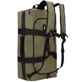 MIER 60L Water Resistant Backpack Duffle Heavy Duty Convertible Duffle Bag with Backpack Straps for Gym, Sports, Travel, Dark Green