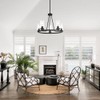 6-Pack Seeded Glass Lamp Shade Replacements, 5.9in Height, 3.9in Diameter,