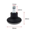 Luomorgo 5 Pcs 2" Bell Glides Replacement Office Chair Swivel