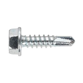 Sealey Sdhx4819 Self Drilling Screw 4.8 X 19Mm Hex Head Zinc Din 7504K 100Pc