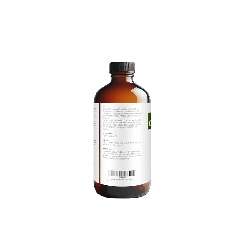 Velona Aceite de Ricino Orgánico USDA Organic Castor Oil, 16