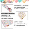 ADOGGYGO Easter Dog Bandana, Carrot Rabbit Easter Egg Dog Scarf,
