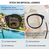 OKH Stick on Readers Clear Magnifying Bifocal Lens for Any